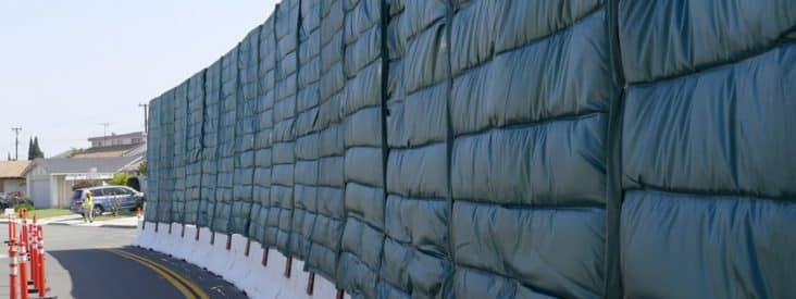 Sk62 Front view of Freestanding Sk-6 Sound Barrier